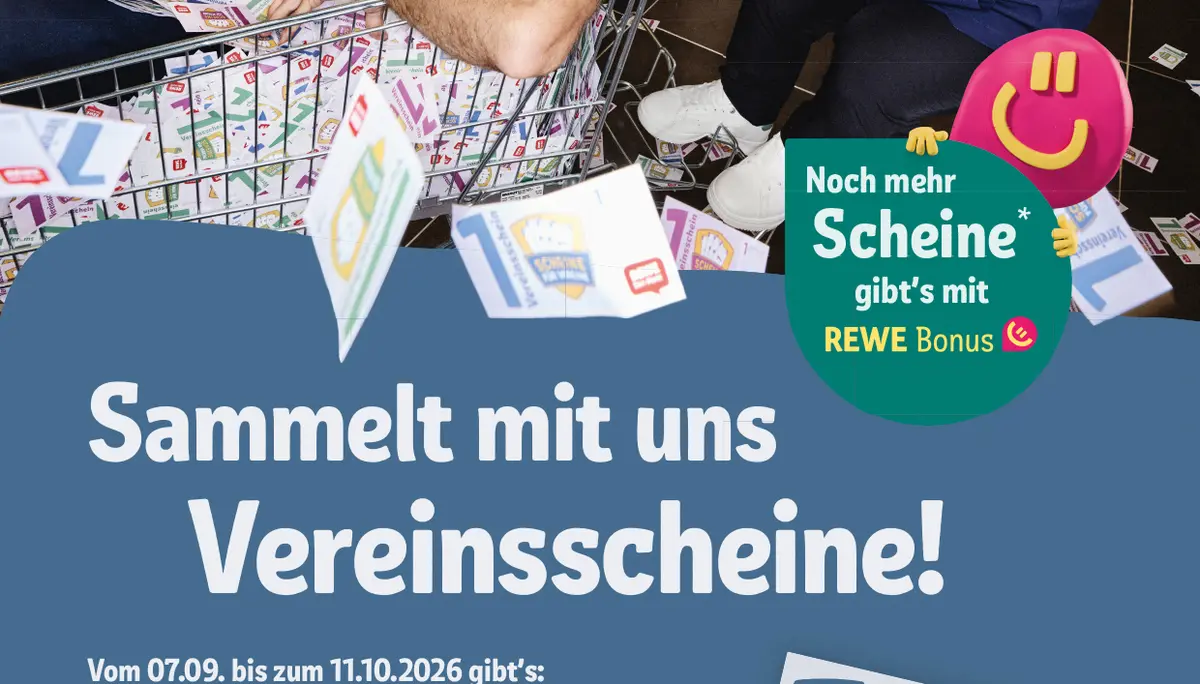 © REWE - Scheine für Vereine