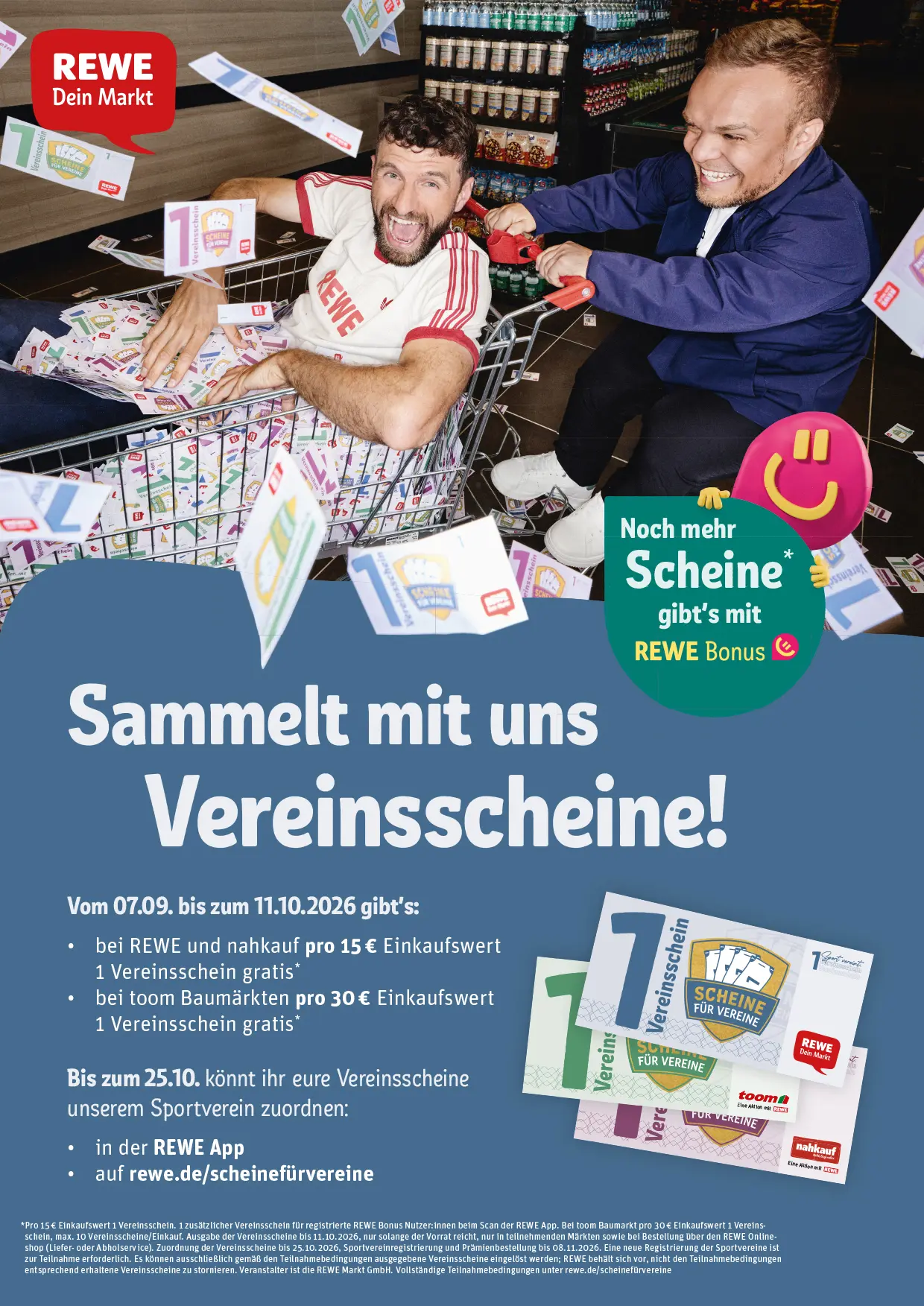 © REWE - Scheine für Vereine
