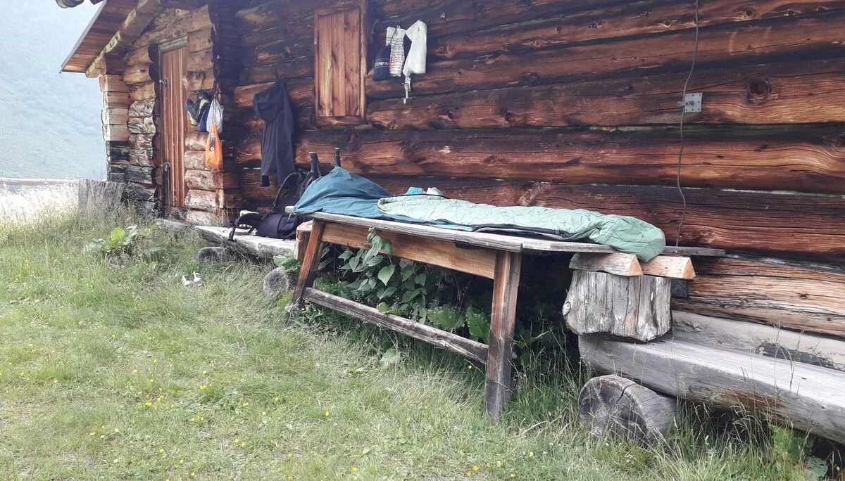 Schlafplatz bei der Stamser Alm | © Bergbund Würzburg, Frank Beutel