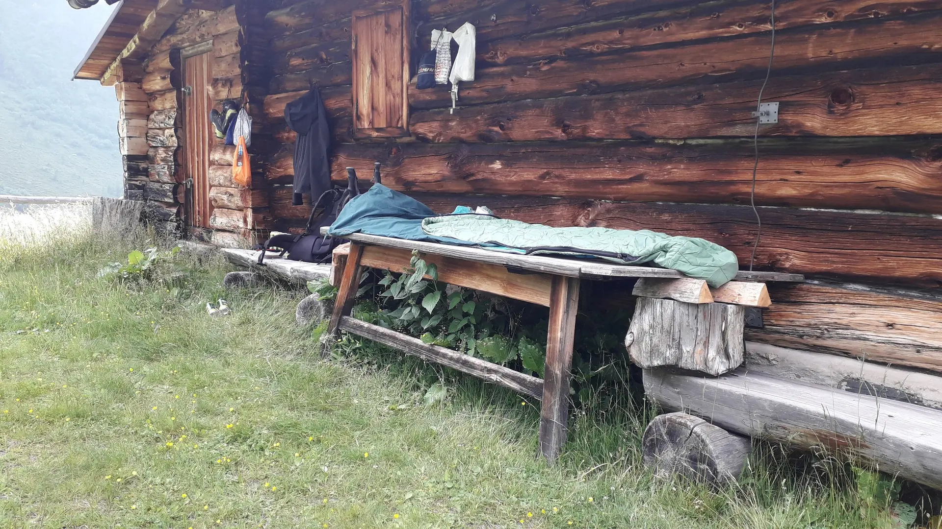 Schlafplatz bei der Stamser Alm | © Bergbund Würzburg, Frank Beutel