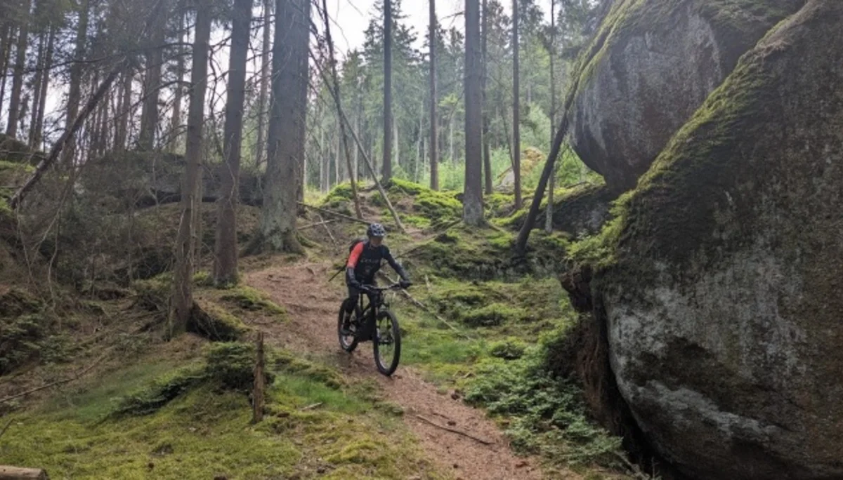 Trail unterhalb der Luisenburg | © Karlheinz Hahner / DAV Bad Kissingen
