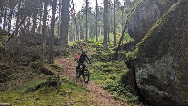Trail unterhalb der Luisenburg | © Karlheinz Hahner / DAV Bad Kissingen