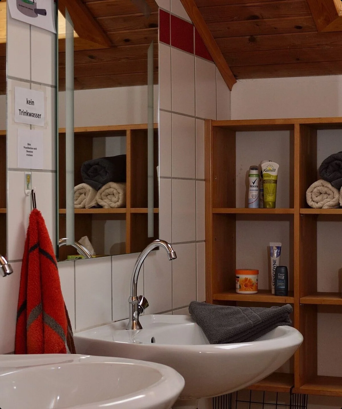 Der Waschraum | © Bergbund Würzburg, Andreas Reusch